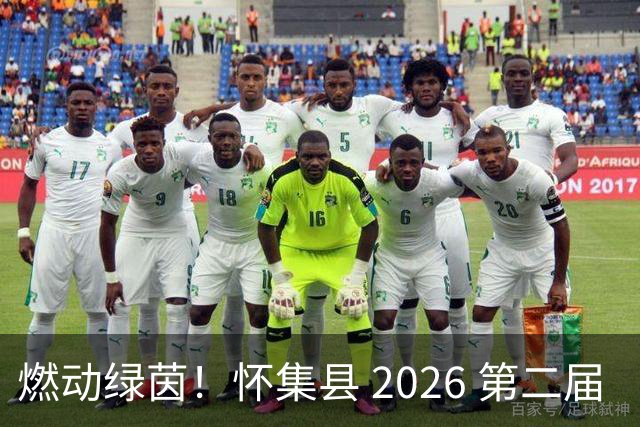 燃动绿茵！怀集县 2026 第二届 “环山 & 中天杯” 元老足球赛完整赛程出炉，全城球迷速看！